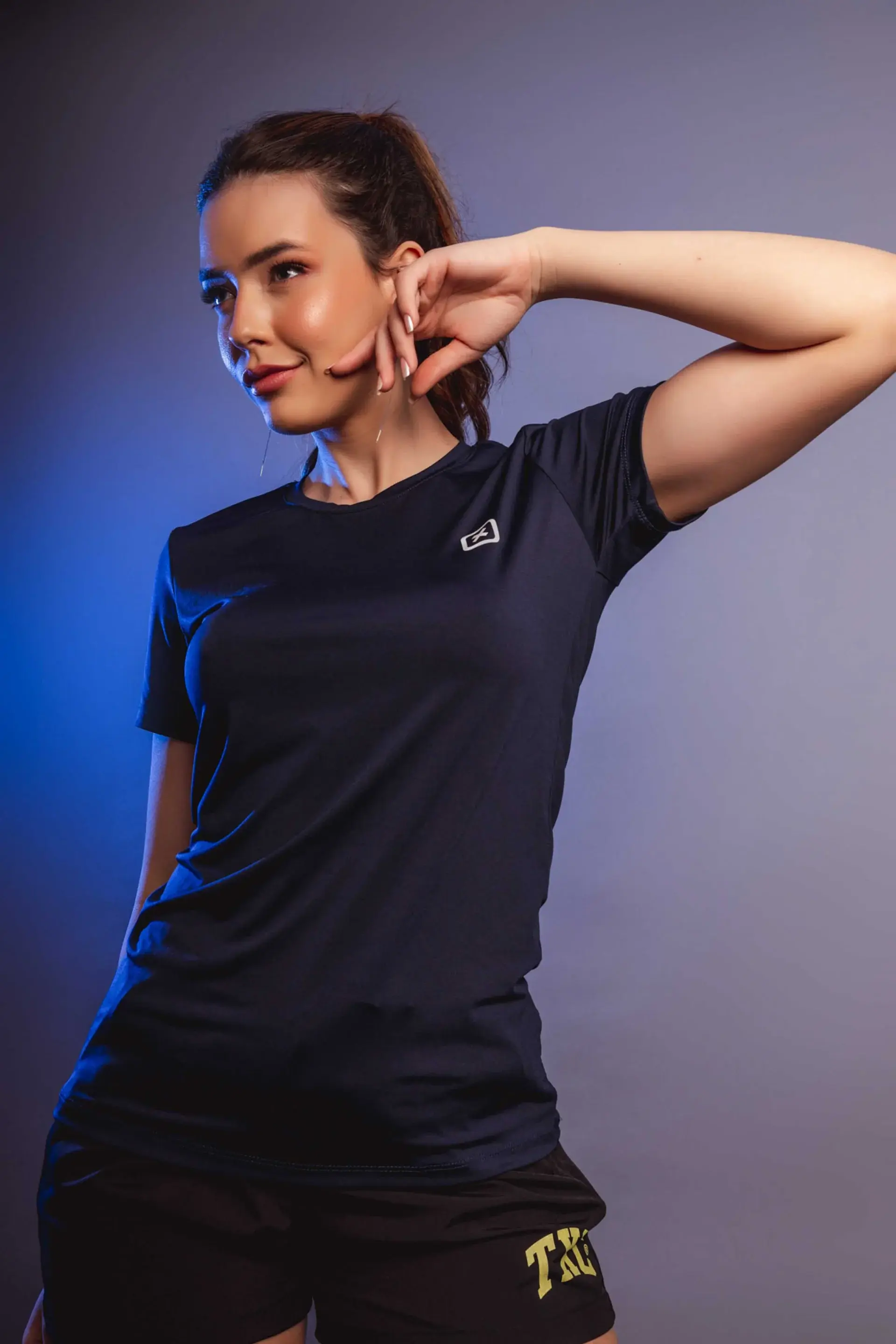 Camiseta UV TXC Feminina - preto