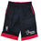 Miniatura: short dry fit esportes - preto detalhes em vermelho - nba miami heat