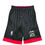 Miniatura: short dry fit esportes - preto detalhes em vermelho - nba chicago bulls
