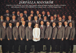 1996 2. JMK våren körbild med Marina Lunde´n