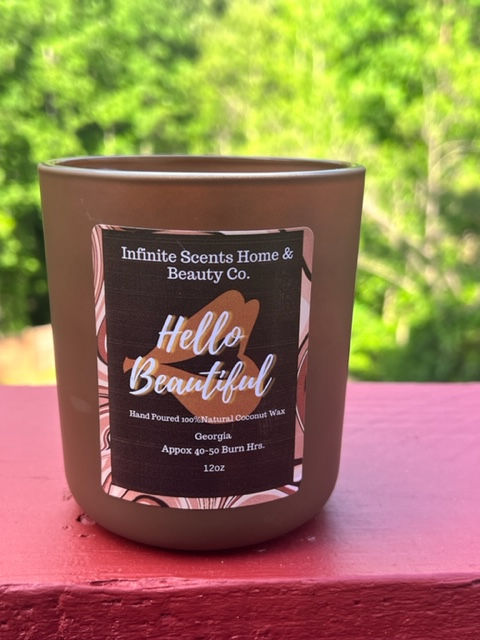 Hello Beautiful Candle