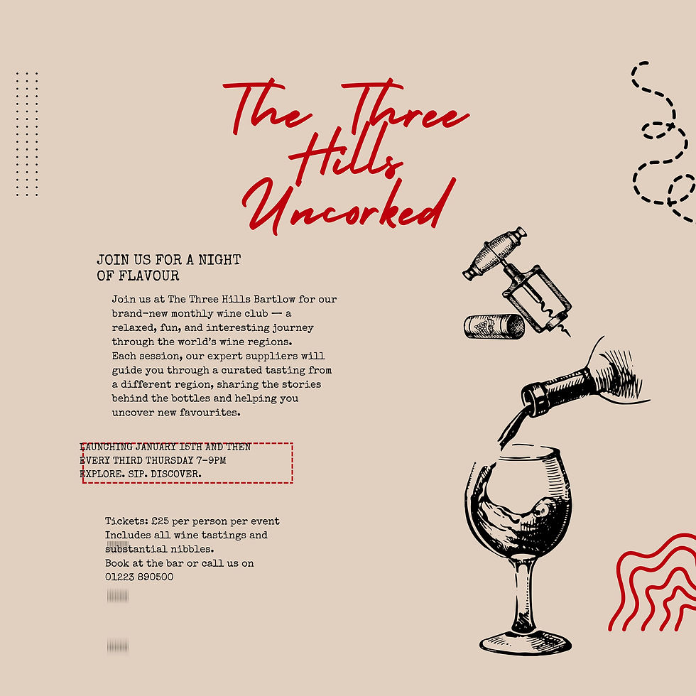 The Three Hills Uncorked