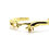 Thumbnail: HAND OF GOD DIAMOND 18K GOLD PLATED SILVER BANGLE