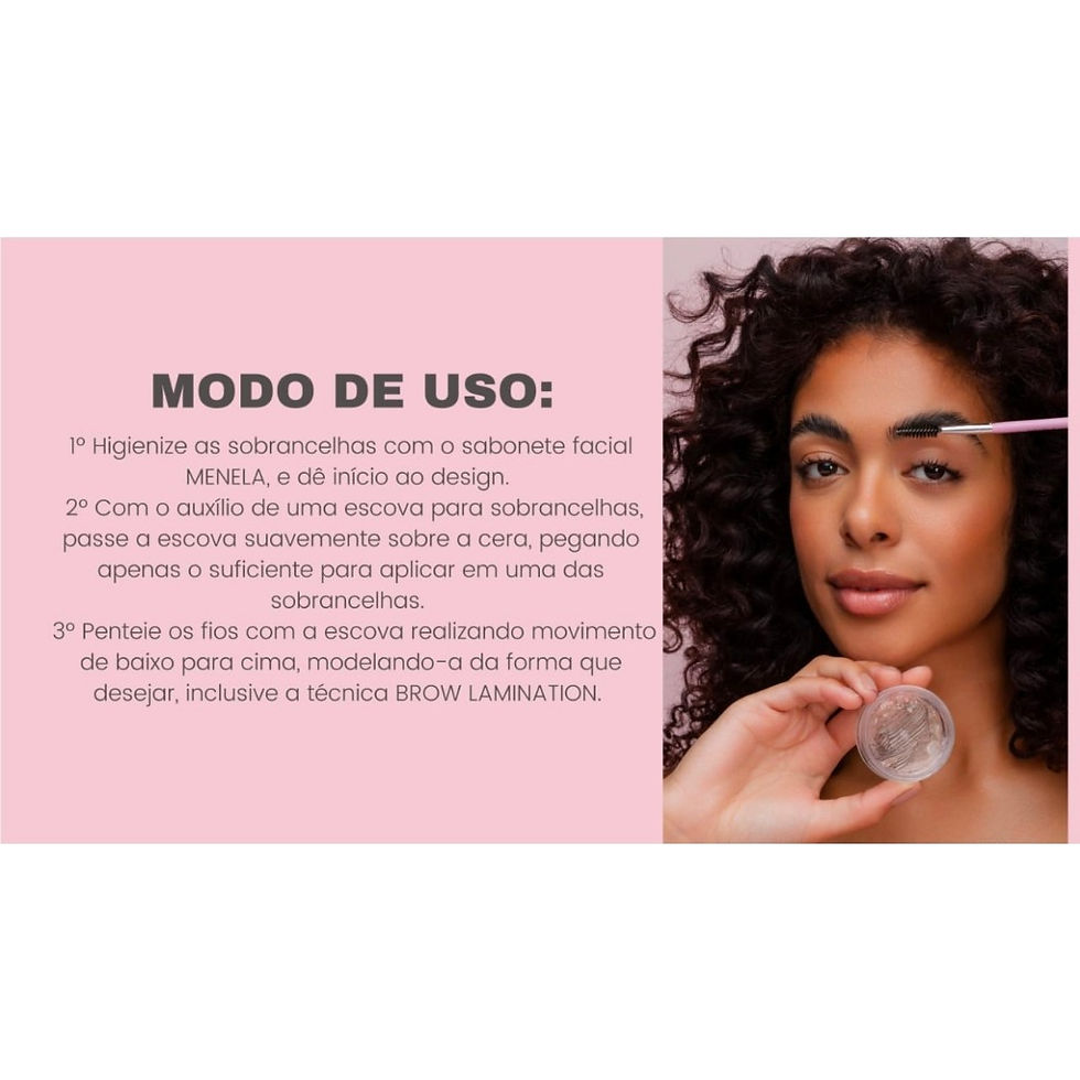 Miniatura: Pasta Modeladora Sobrancelhas Brow Frozen 15g Menela