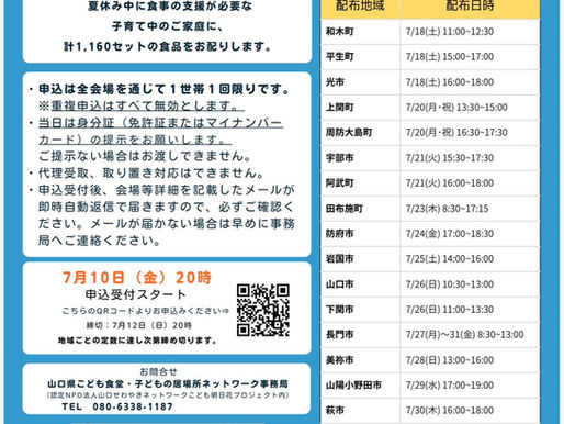 県下一斉フードパントリーのご案内