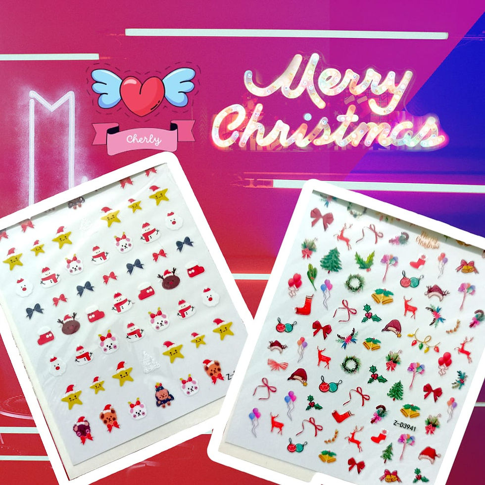 STICKERS PARA UÑAS 🎅🏻