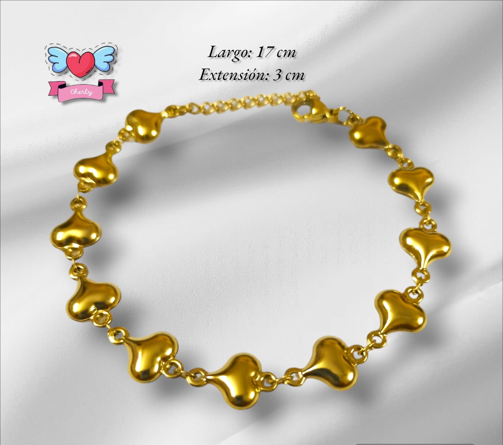 PULSERA DE CORAZONES 💛