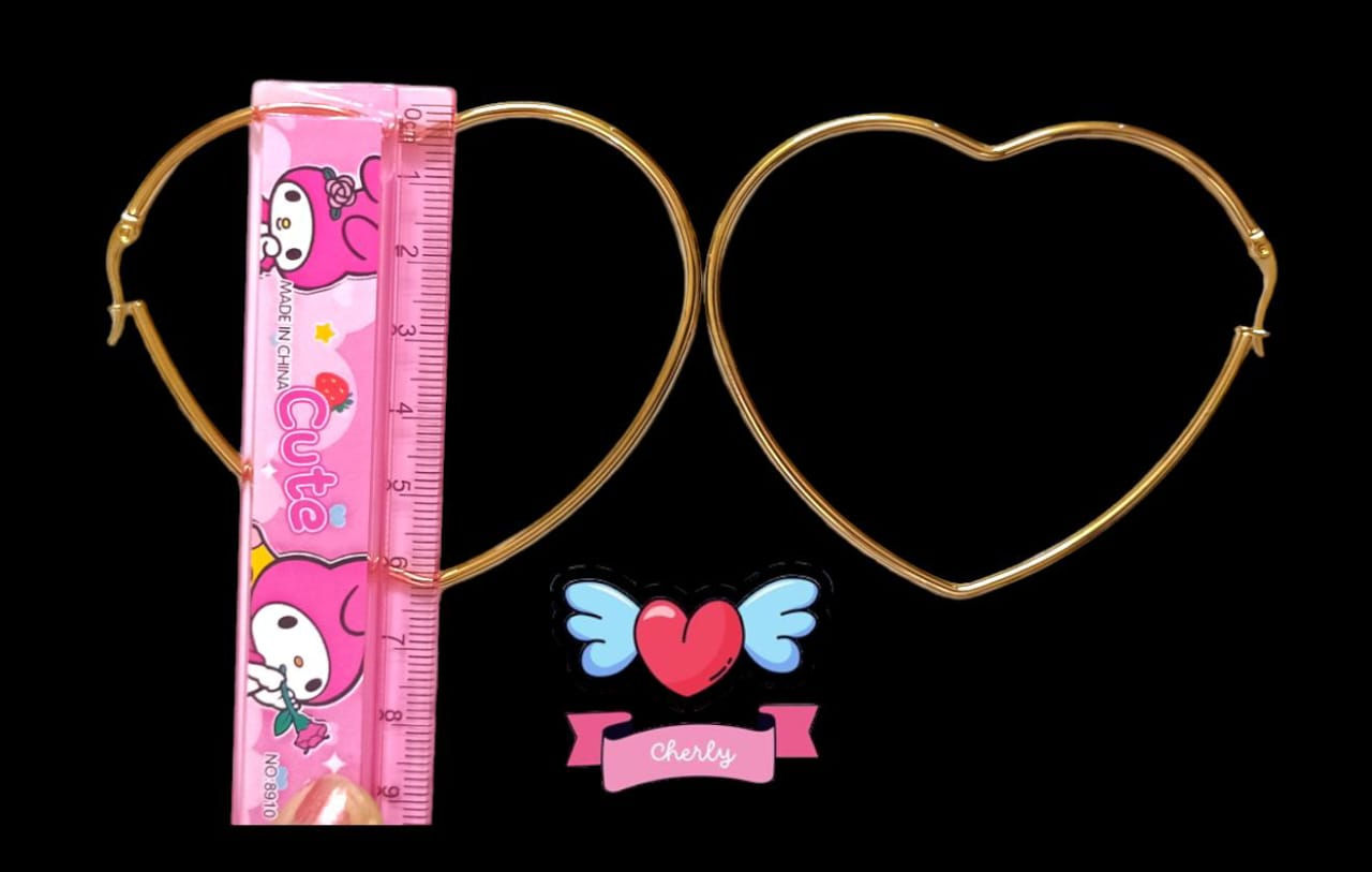 ARRACADA CORAZON 🤍