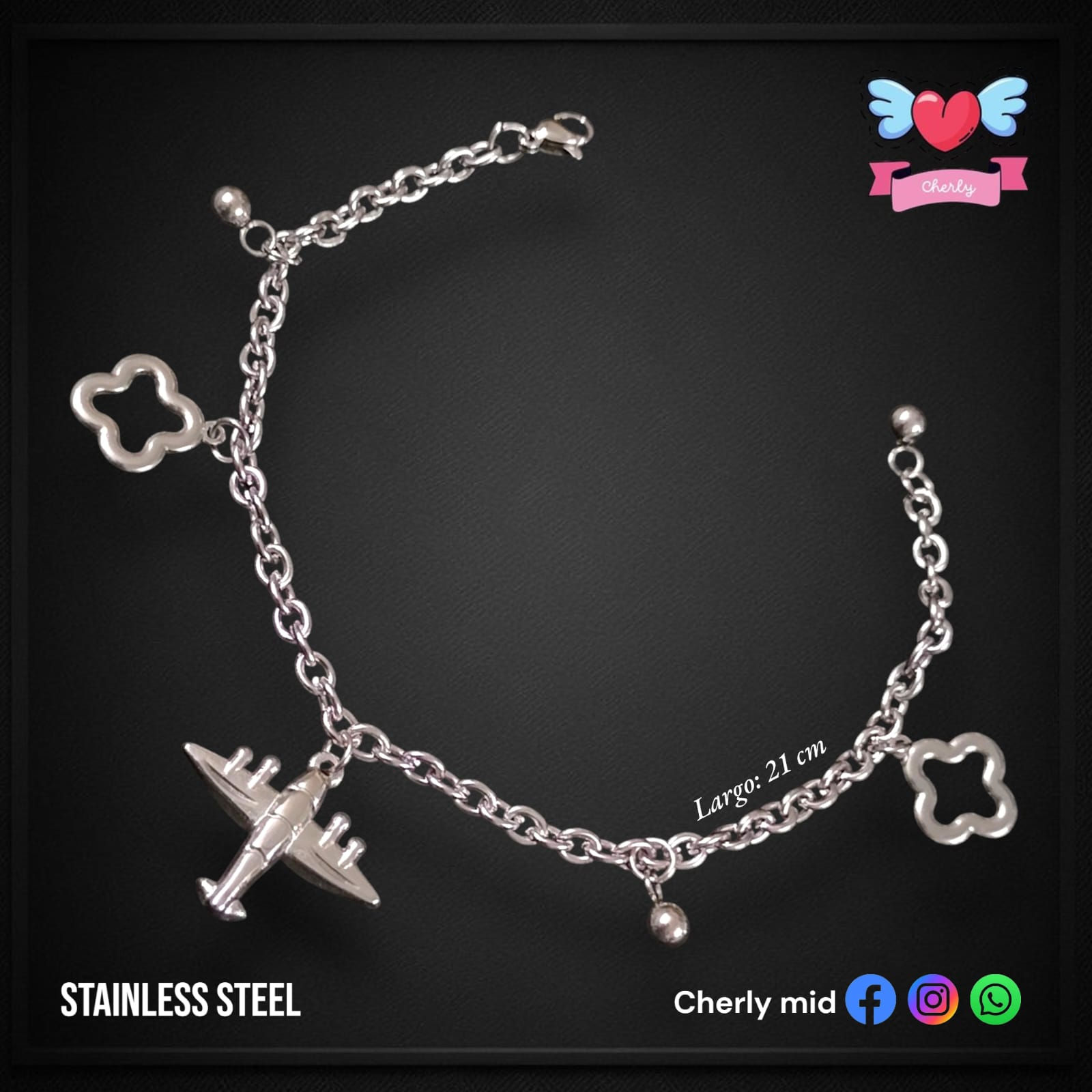 PULSERA CON COLGANTES ✨