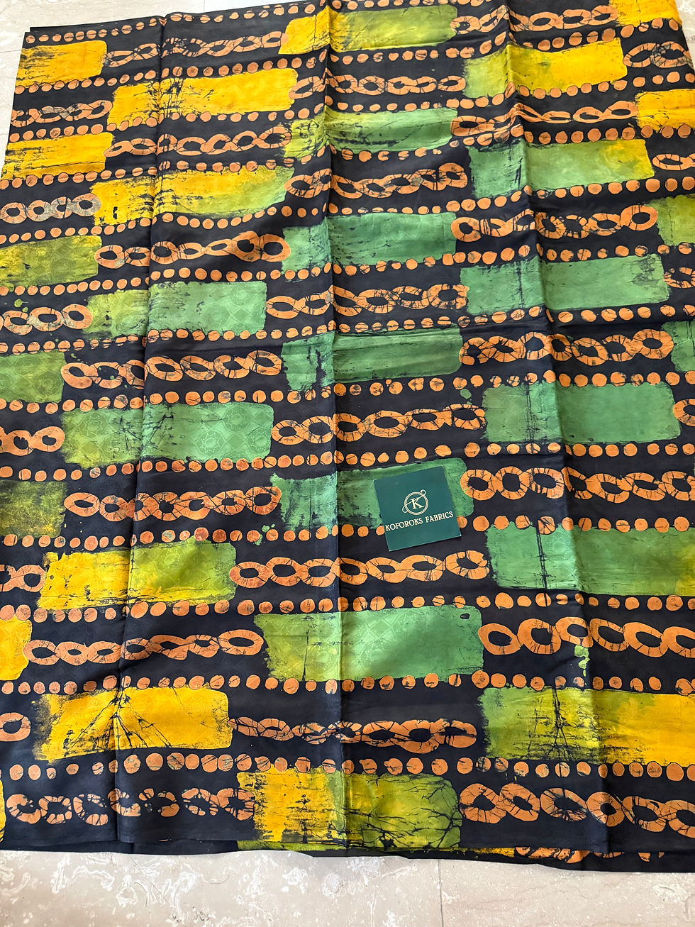 Miniatura: Adire Batik / Tie&Dye. Handmade Design.