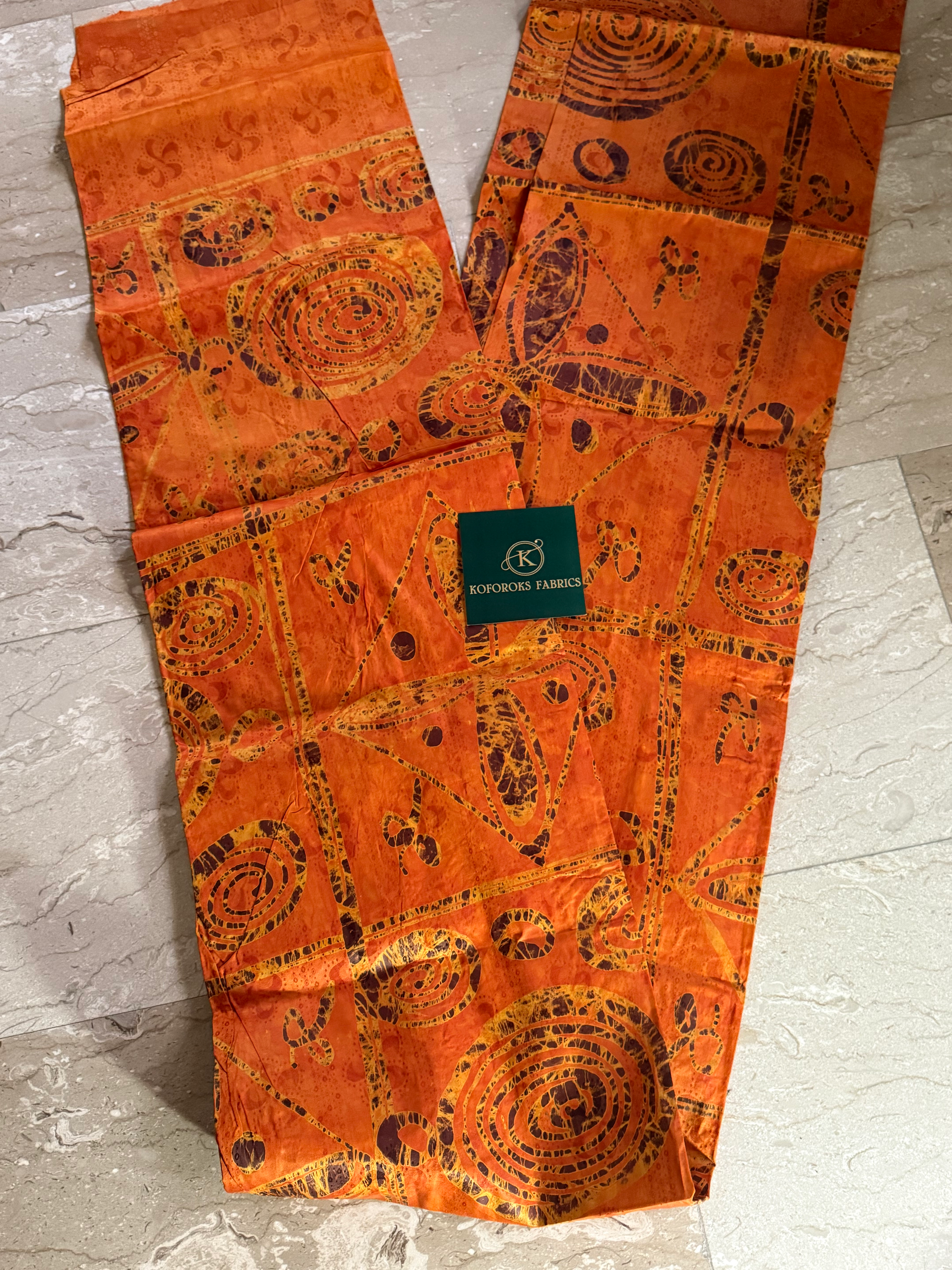 Adire Batik / Tie&Dye. Handmade Design.