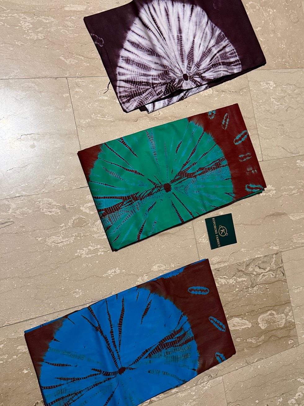 Miniatura: Adire Batik / Tie & Dye. Handmade Designs