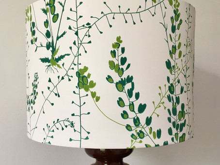 Lampshade Kit Hack #3 – Making a wallpaper lampshade