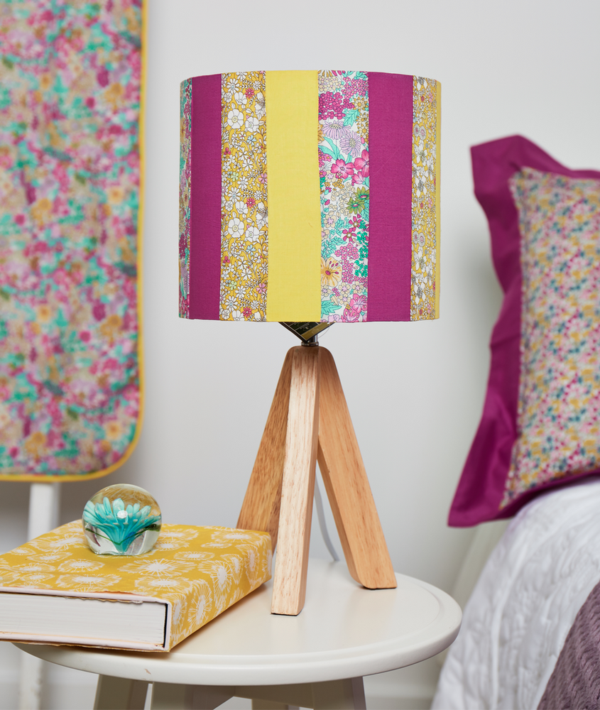 Liberty Patchwork Lampshade DIY Tutorial
