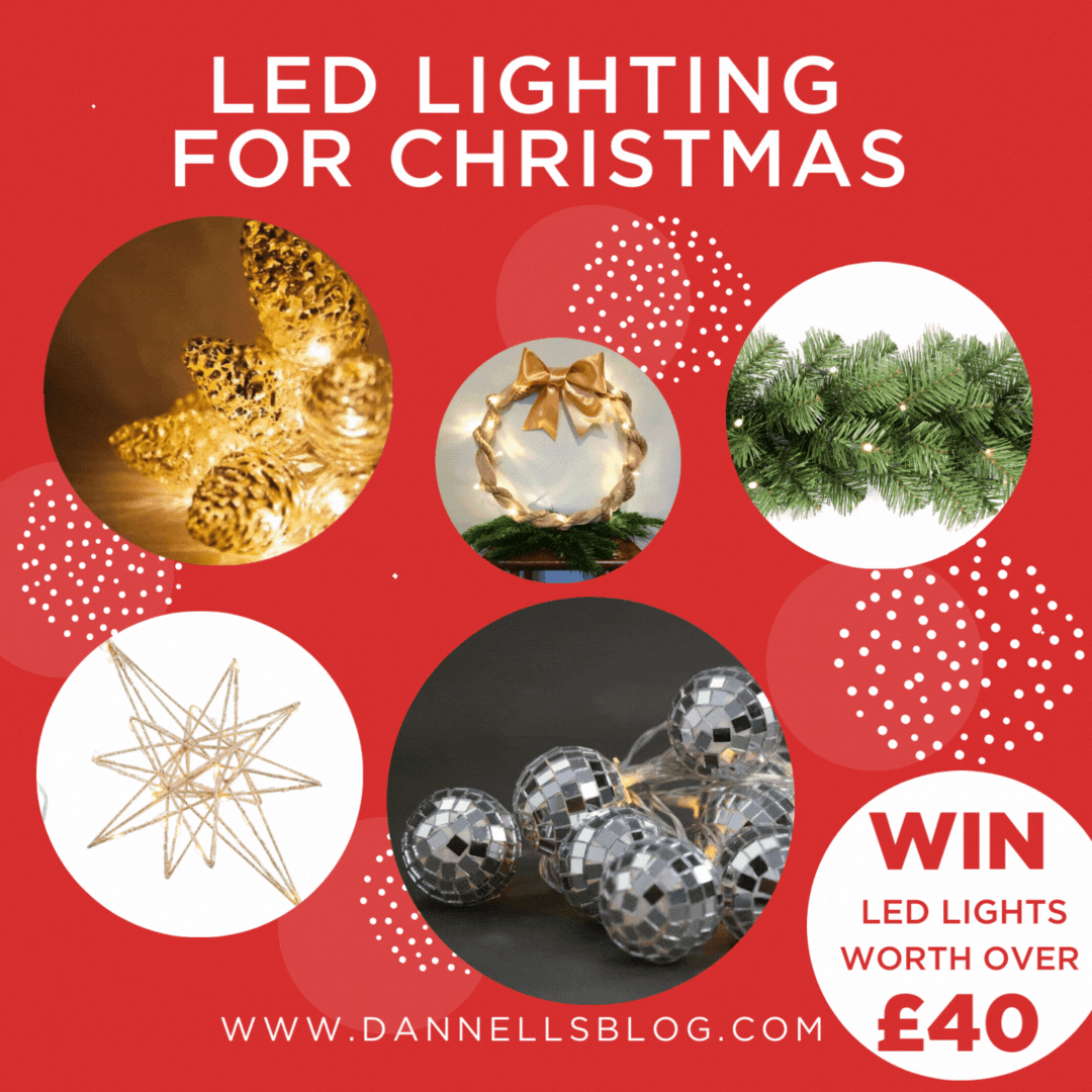Stylish Christmas LED lighting + LED Light GIVEAWAY worth over £40!