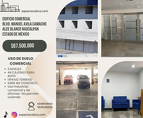EDIFICIO EN VENTA, PERIFERICO SUR !!  MANUEL AVILA CAMACHO 11, ALCE BLANCO, NAUCALPAN DE JAUREZ