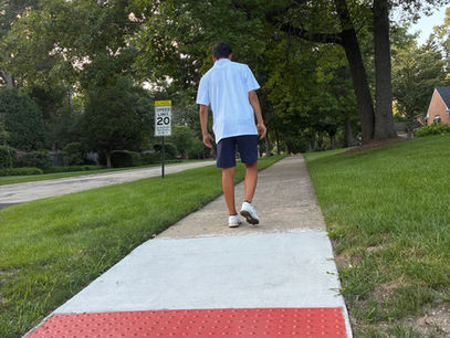 Sidewalks Built, Repaired in Whispering Oaks Neighborhood 