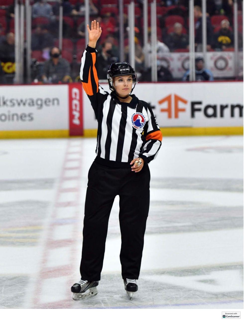 Ice In Her Veins: LF Firefighter Poised to Serve as Olympic Hockey Referee
