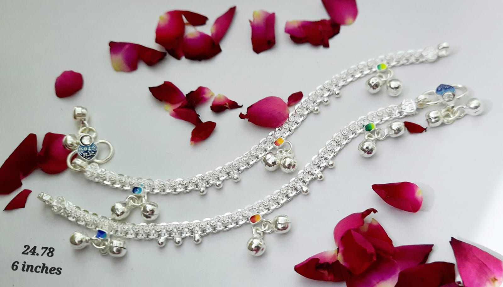 Buy Silver Baby Anklet Online In India - Vikas Jewellers