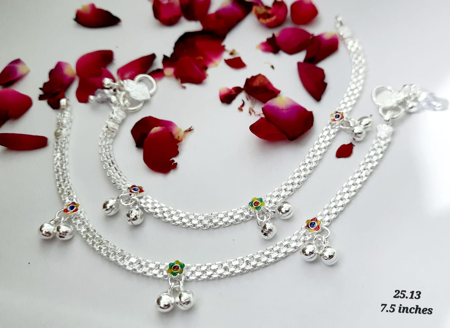 Buy Silver Baby Anklet Online In India - Vikas Jewellers