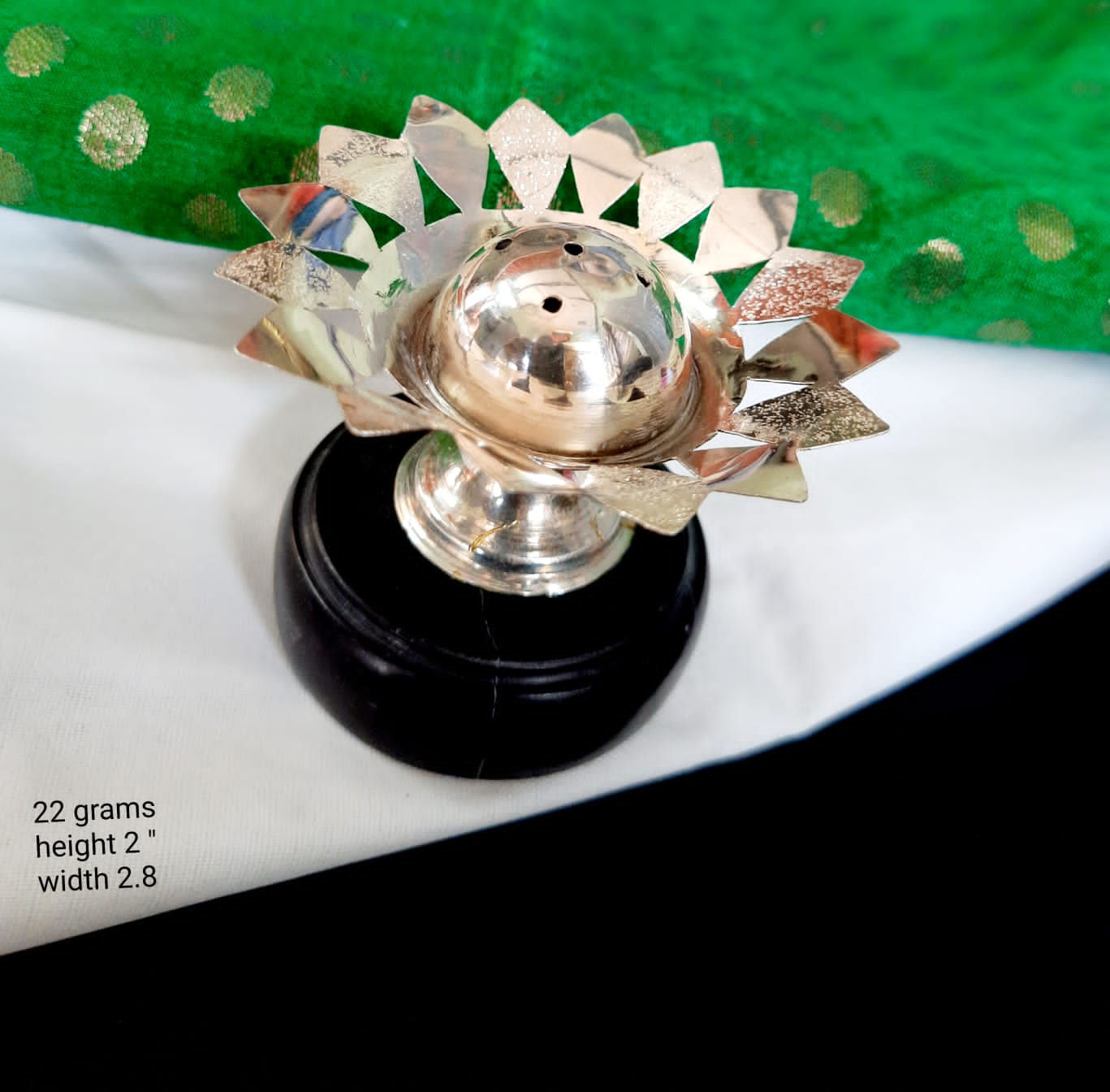 Silver incense stick holder - Vikas Jewellers