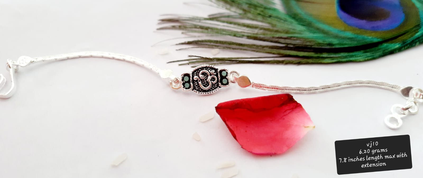 Buy Silver Rakhi Online - Vikas Jewellers