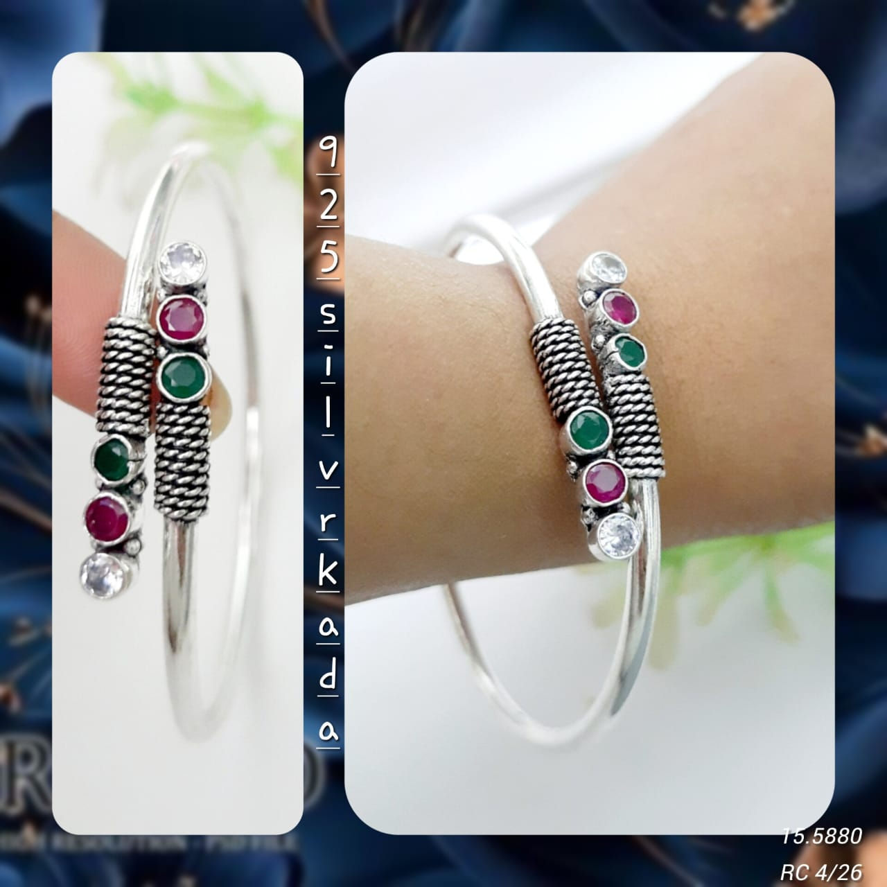 925 Silver Kada for Girls & Women - Vikas Jewellers