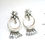 Thumbnail: Buy 925 Sterling Silver Chandbali Earrings online - Vikas Jewellers