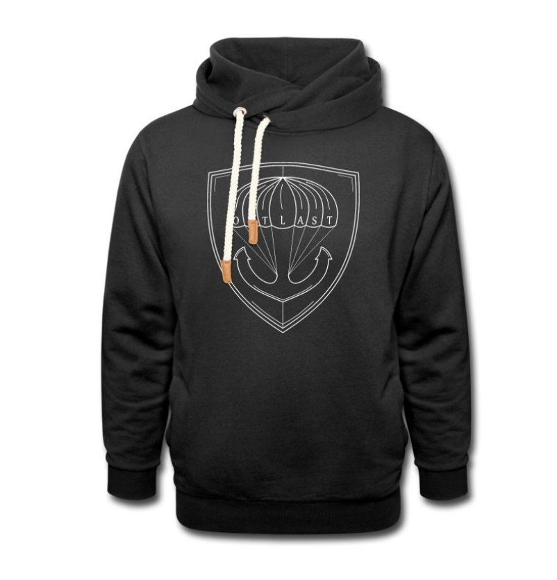 Thumbnail: Unisex shawl collar hoodie - SOH
