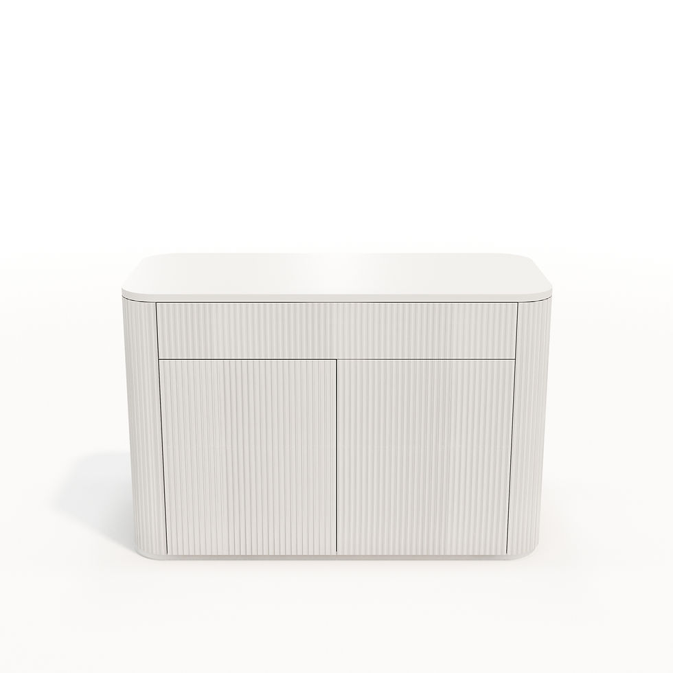 Thumbnail: Cooper Console Fluted Blossom White