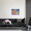 Thumbnail: Vibrant abstract art print on canvas