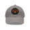 Thumbnail: Gray dad hat with orange pineapple design