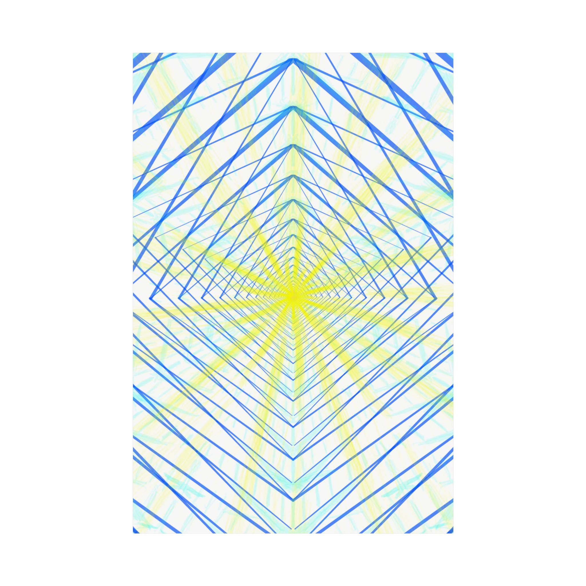 Blue Line Satin Posters (210gsm)