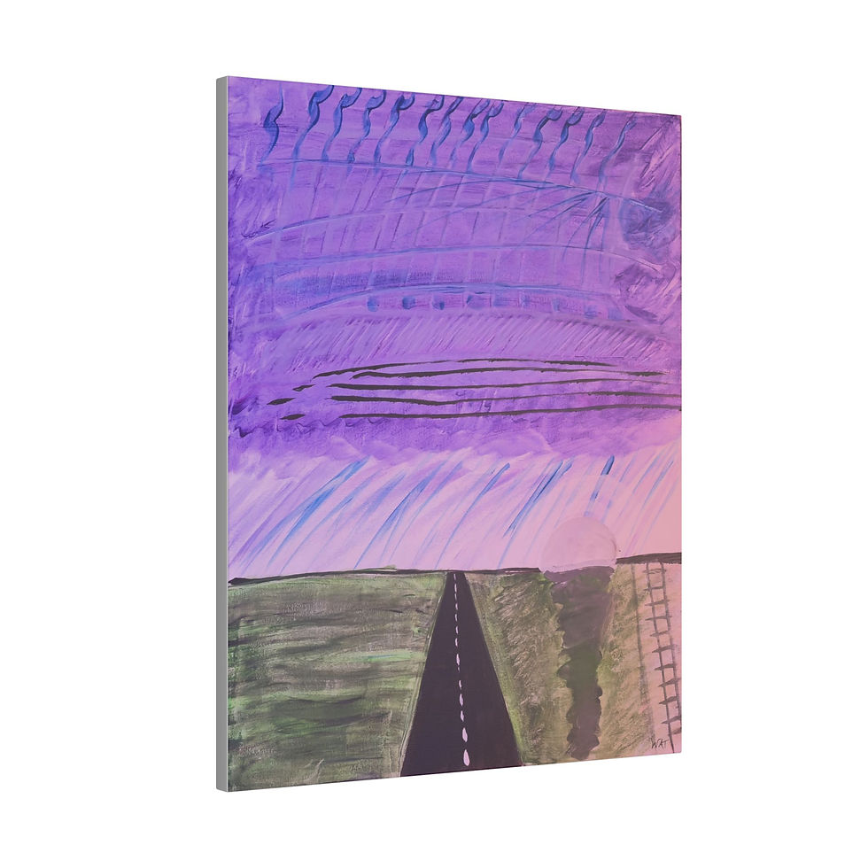 Thumbnail: Abstract road art print