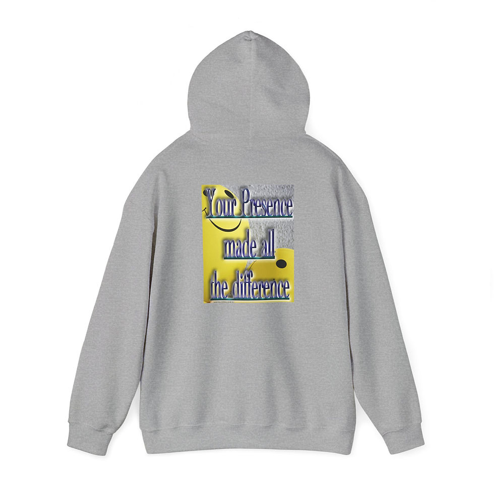 Thumbnail: Grey hoodie featuring "Too much wild for silence" print