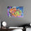 Thumbnail: Abstract art print: vibrant colors, swirling shapes