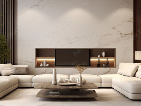Luxurious interior Living room interior in modern house. 