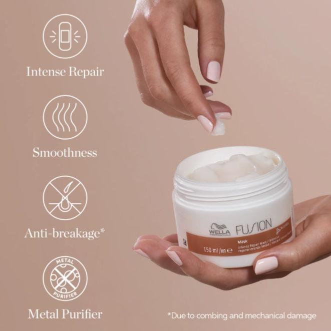 Fusion Intense Repair Mask for smoothness and anti-breakage