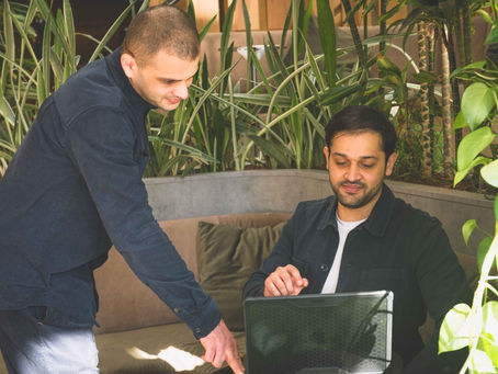 Technology company branding session