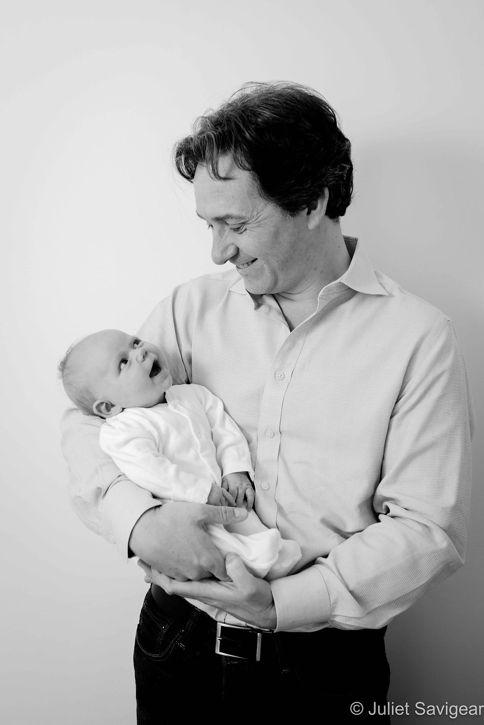 Daddy and his baby daughter