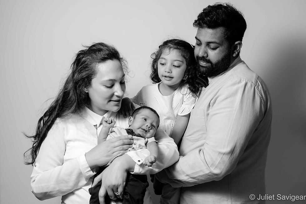 Excitement with new baby