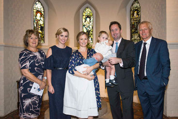Christening at St Michael's & All Angels Church, Barnes, London