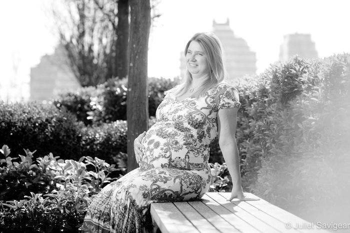 Cherry Blossom And Sunshine By The River For Maternity Shoot - Fulham