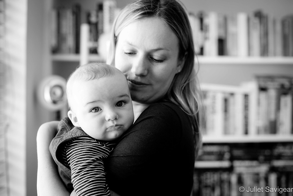Cuddles with mummy