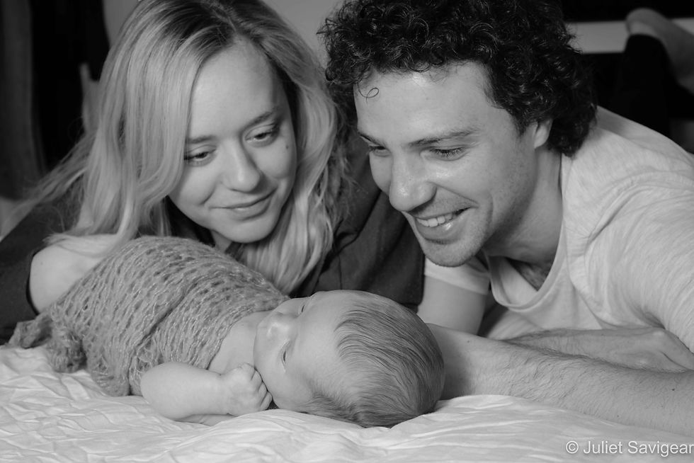 Natural newborn baby and family photography
