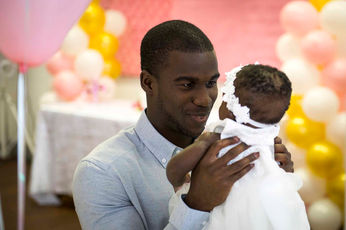 Baby's baptism celebration