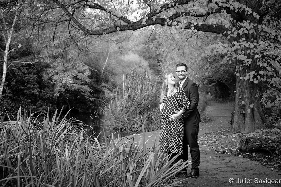 Couple by the Wandsworth Common ponds