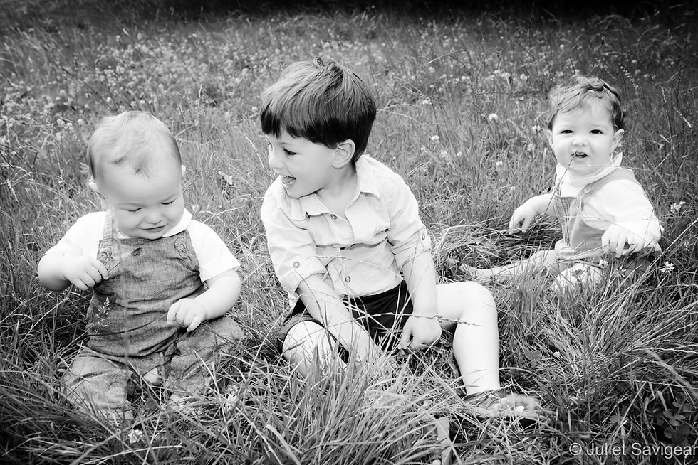 Big Brother With Twin Babies