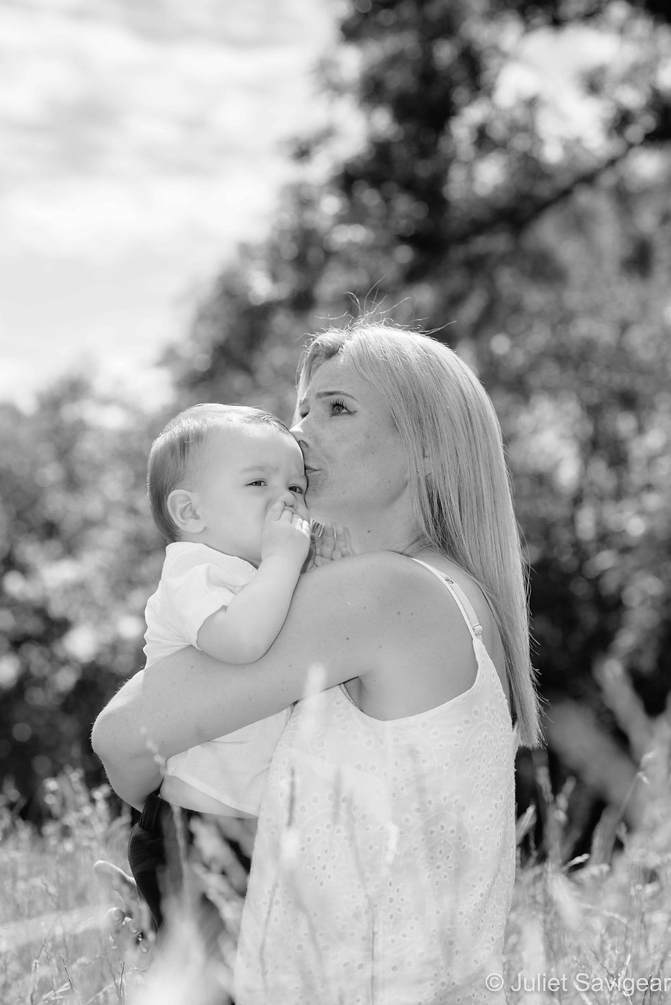 Cuddles with mummy