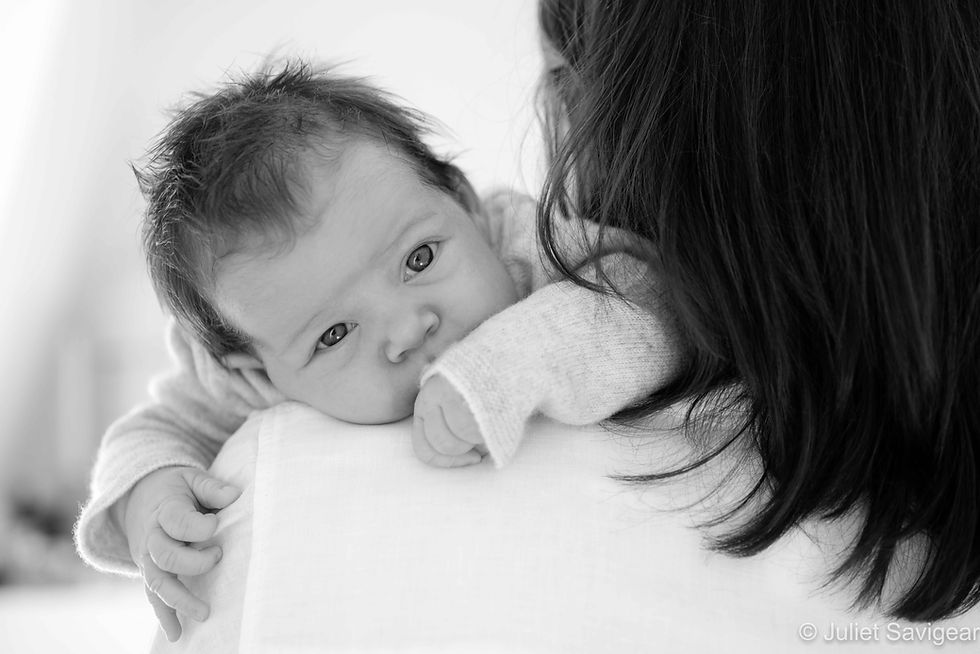 Baby On Mummy's Shoulder